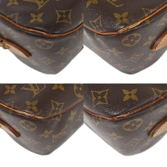 Authentic LOUIS VUITTON Blois Crossbody Shoulder Bag Monogram Leather Brown - Picture 10 of 16